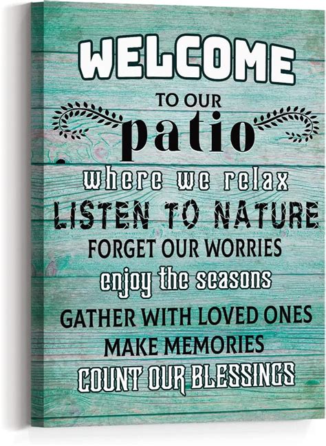 To The Patio Handmade Wooden Sign Patio Decor Etsy Patio