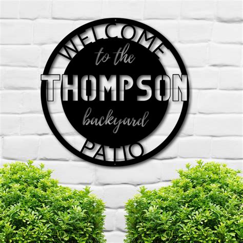 Personalized Patio sign 18.5 x 14 carved and Etsy