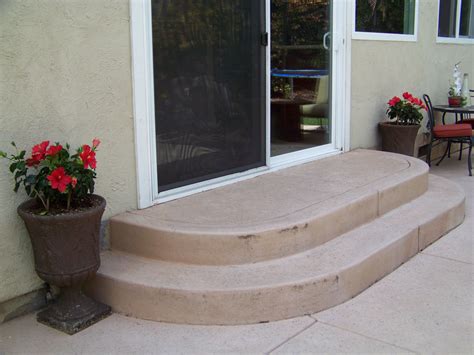 patioideas Patio steps, Curved patio, Concrete patio designs