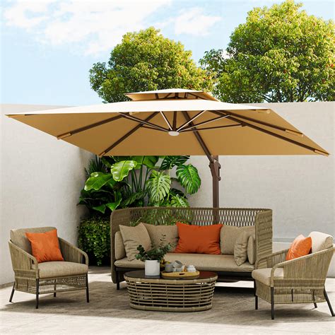 Patio Umbrella Cantilever Rectangular