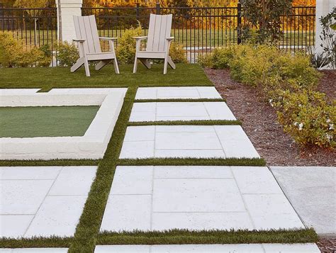 Patio Using Concrete Pavers