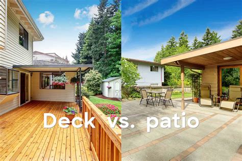 Patio Vs Deck Whats The Difference