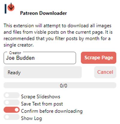 patreon link downloader