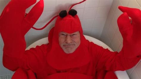 ICYMI Patrick Stewart’s Lobster Costume Battles Matt Lauer’s Baywatch