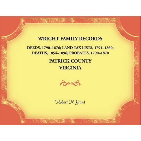 Patrick County Virginia Deeds