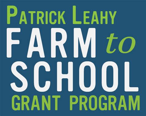 patrick leahy farm to school grant