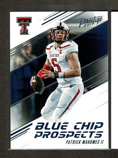 patrick mahomes blue chip prospects card