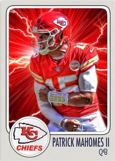 patrick mahomes player card