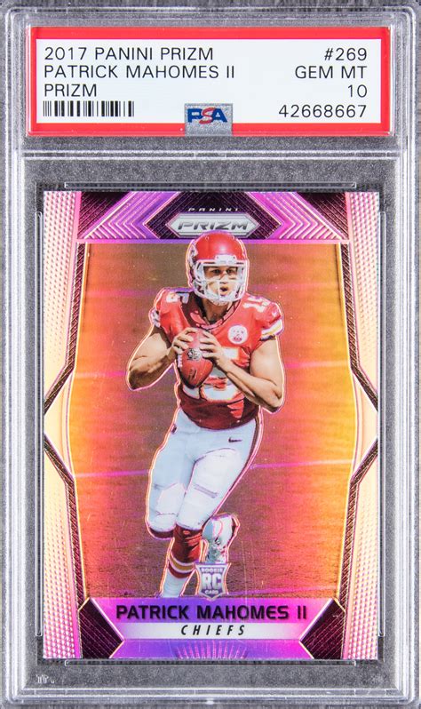 patrick mahomes rookie card prizm