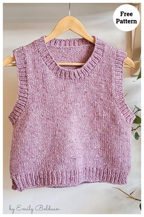 Pattern For Knitting Vest