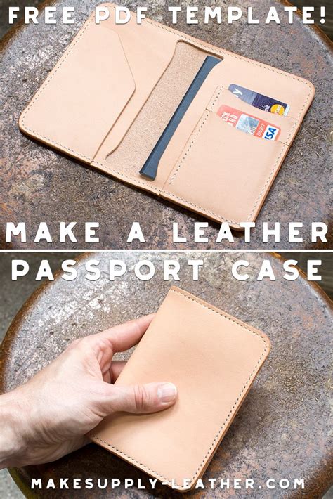 Pattern For Leather Passport Holder