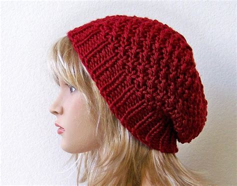 pattern for slouchy beanie cap
