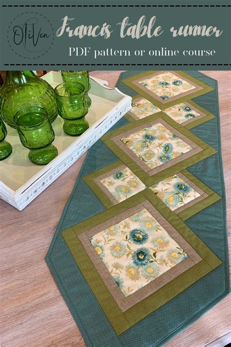 Pattern For Table Runner With Pointed Ends