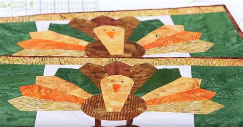 Pattern For Turkey Placemats