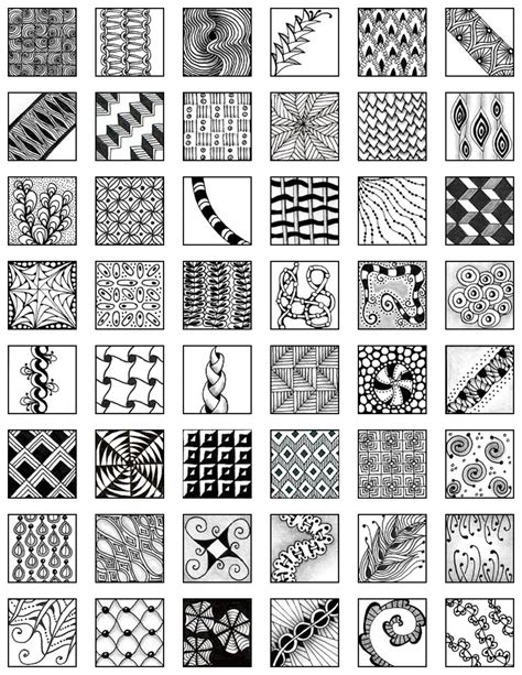pattern in art examples drawing