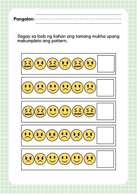 pattern in tagalog meaning and examples
