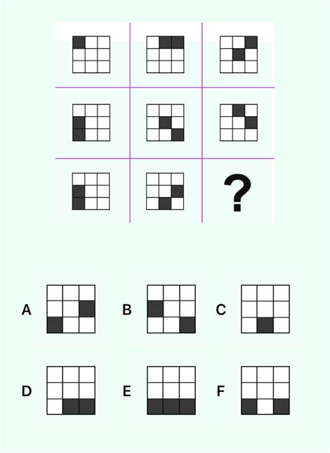 pattern iq questions with answers