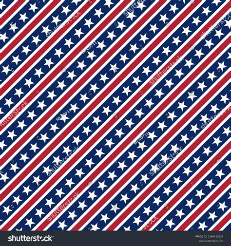 Pattern Of American Flag