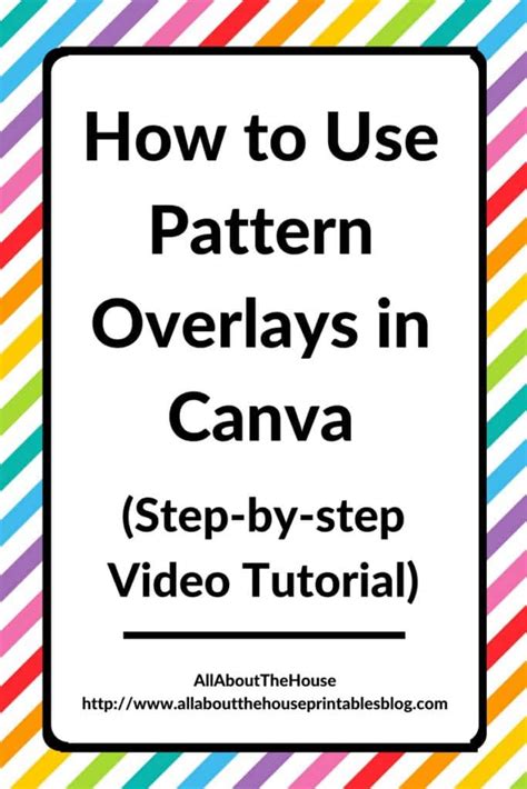 Pattern Overlay Canva