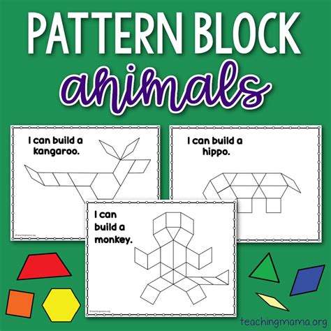 Pattern Printable Worksheets Animals