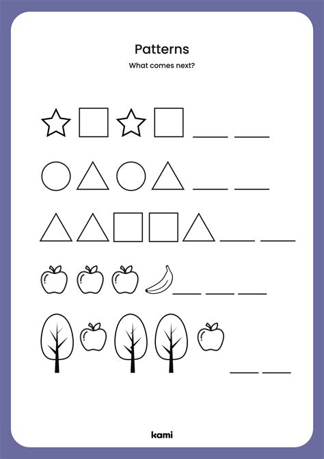 pattern recognition exercises pdf