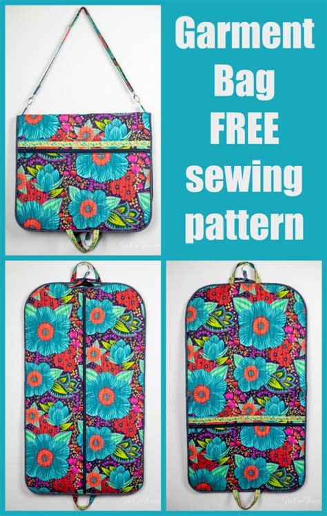 Pattern Sew Garment Bag