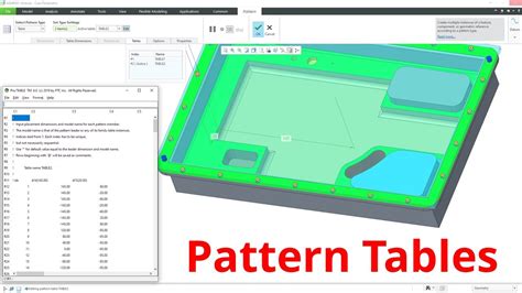 Pattern Table In Creo