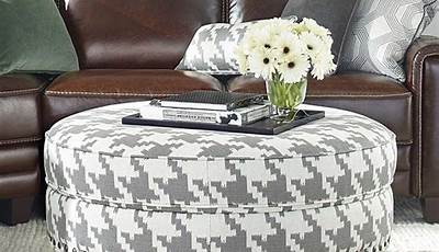 Patterned Ottoman Coffee Table