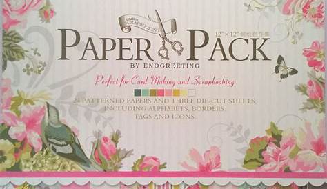 Floral Pattern Scrapbooking Paper