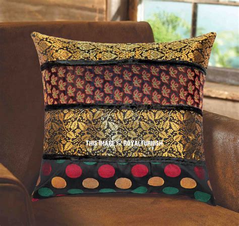 Famous Patterned Throw Pillows Black For Living Room