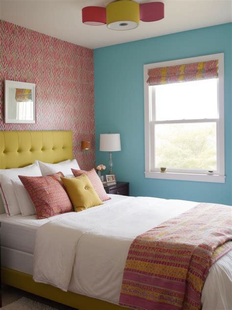 Patterns and textures in bedroom
