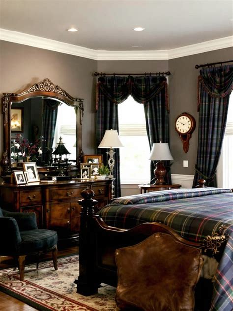 Patterns for a man's bedroom