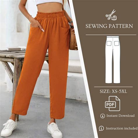 Patterns For Pants With Elastic Waist