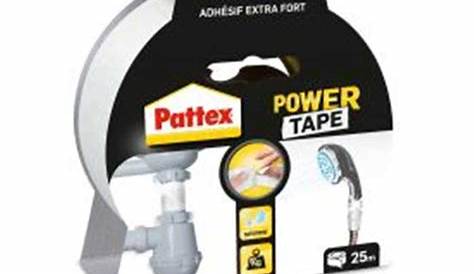 Pattex Power Tape Blanc Adhésif De Réparation , 10 M