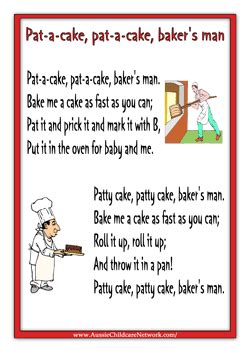 patty cake nursery rhyme lyrics Important Person Ejournal Photo