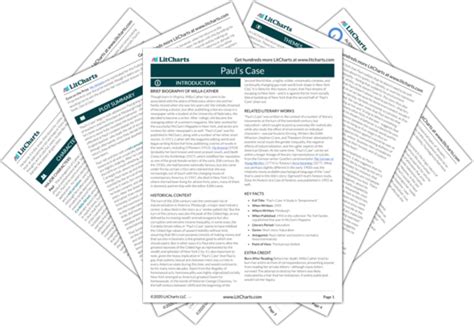 Paul's Case Study Guide