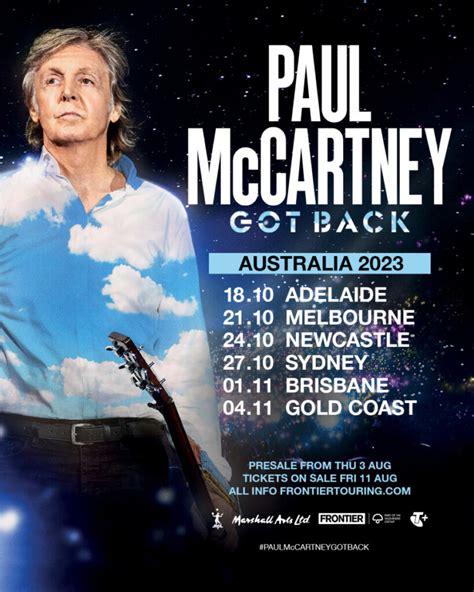 paul mccartney australia tour tickets prices