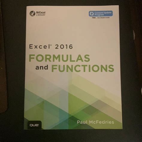 Excel 2016 Formulas and Functions Paul McFedries FEB