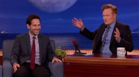 paul rudd and conan wheelchair clip