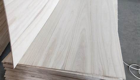 Factory Supply Solid Wood Panels Paulownia Wood Board