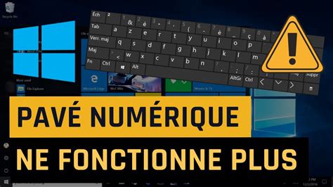 Pave Numerique Ne Fonctionne Plus
