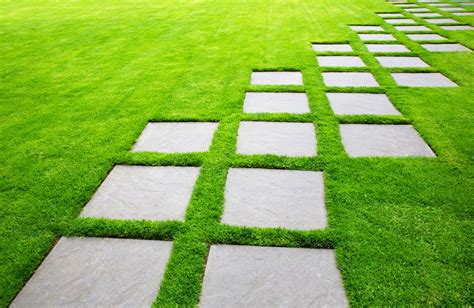 pavers grass
