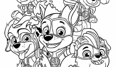 Paw Patrol Coloring Pages. 120 Pictures. Free Printable