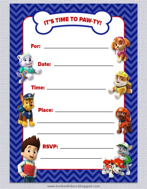 Paw Patrol Free Printable Centerpieces. Oh My Fiesta! in english