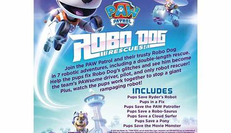 PAW Patrol - Pups and the Robot Assistants Toy Pretend Play Rescue For