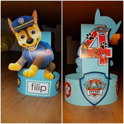 Paw Patrol Age 4 Today 4th Birthday Card PA009 Party Village