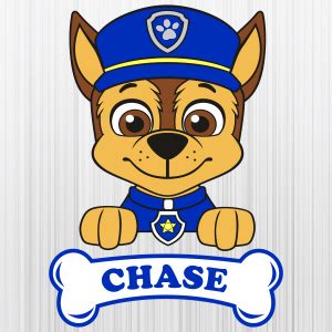 Chase Paw Patrol SVG download Paw Patrol SVG cutting file Etsy