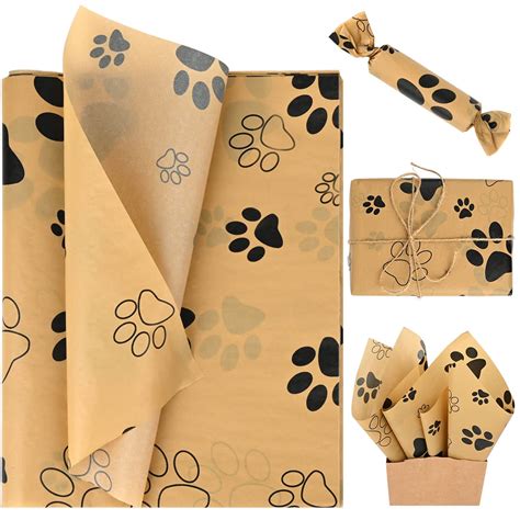 Paw Print Tissue Paper