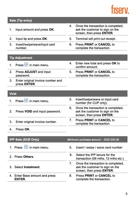 pax a920 quick reference guide