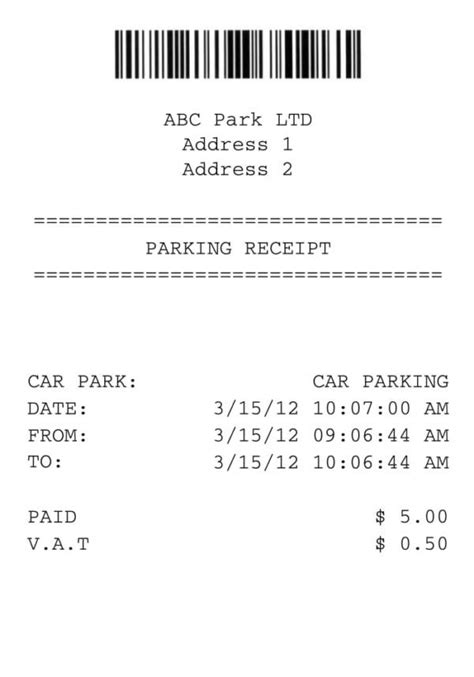 pay by phone parking receipts uk